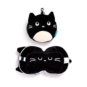 Relaxeazzz Travel Pillow & Eye Mask - Feline Fine Cat Relaxeazzz Travel Pillow & Eye Mask - Feline Fine Cat