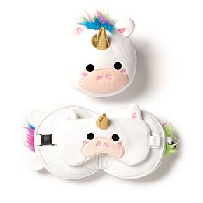Relaxeazzz Travel Pillow & Eye Mask - Unicorn Relaxeazzz Travel Pillow & Eye Mask - Unicorn