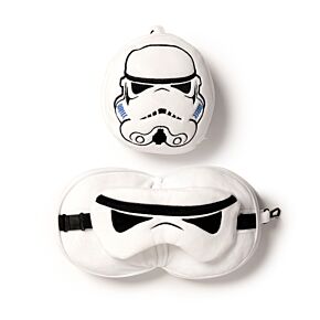 Relaxeazzz Travel Pillow & Eye Mask  - The Original Stormtrooper