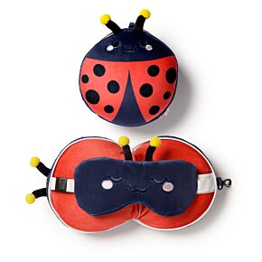 Relaxeazzz Travel Pillow & Eye Mask - Adorabugs Ladybug Relaxeazzz Travel Pillow & Eye Mask - Adorabugs Ladybug