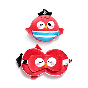Relaxeazzz Travel Pillow & Eye Mask - Jolly Joger Pirate Bembo the Parrot Relaxeazzz Travel Pillow & Eye Mask - Jolly Joger Pirate Bembo the Parrot
