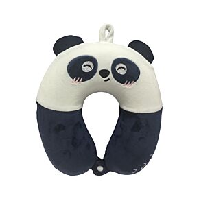 Relaxeazzz Plush Kids Memory Foam Travel Pillow - Adoramals Banjo the Panda