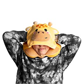 Hoodeazzz Travel Pillow & Hood - Adoramals Raffi the Giraffe