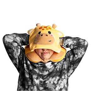 Hoodeazzz Travel Pillow & Hood - Adoramals Raffi the Giraffe
