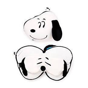 Relaxeazzz Travel Pillow & Eye Mask  - Peanuts Snoopy