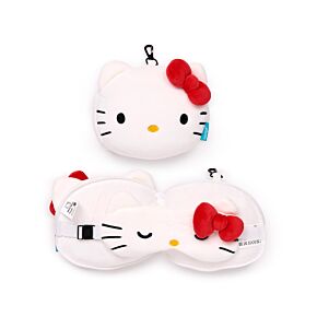 Relaxeazzz Travel Pillow & Eye Mask - Hello Kitty