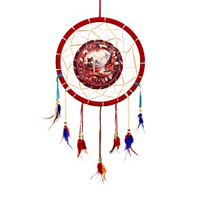 Dreamcatcher (Medium) - Autumnal Wolf
