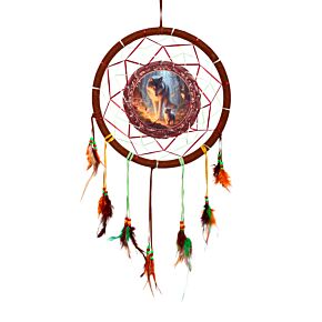 Dreamcatcher (Medium) - Fairy Dream Wolf & Cub
