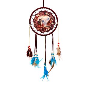 Dreamcatcher (Small) - Autumnal Wolf