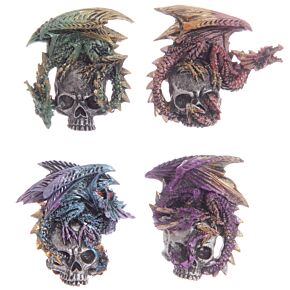 Souvenir Magnet - Gothic Dragon Skull