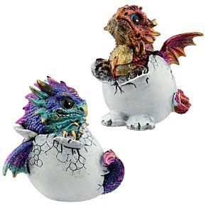 Hatching Egg Elements Dragon Figurine Hatching Egg Elements Dragon Figurine