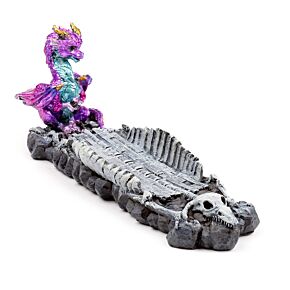 Ashcatcher Incense Burner - Elements Baby Dragon Skeleton Ashcatcher Incense Burner - Elements Baby Dragon Skeleton