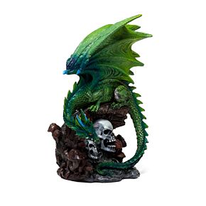 Enchanted Nightmare Dragon - Emerald Spirit of the Forest Skull Enchanted Nightmare Dragon - Emerald Spirit of the Forest Skull