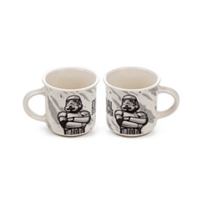 Set of 2 Porcelain Espresso Cups 75ml - The Original Stormtrooper