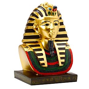 Decorative Gold Egyptian Tutankhamen Bust Decorative Gold Egyptian Tutankhamen Bust