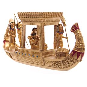 Decorative Gold Egyptian Canopy Boat Decorative Gold Egyptian Canopy Boat