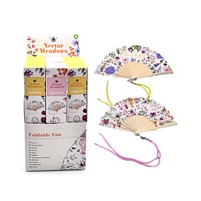 Folding Hand Fan - Nectar Meadows