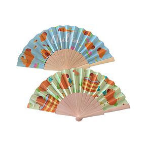 Folding Hand Fan - Capybara