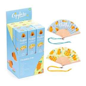 Folding Hand Fan - Capybara