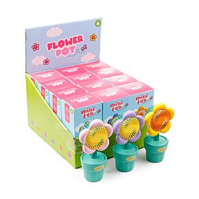 Rechargeble Mini Fan - Flower Pot