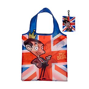 Handy Foldable Shopping Bag - Mr Bean Union Jack
