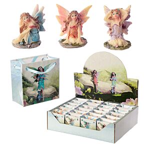 Cute Mini Flower Fairy Figurine in a Gift Bag Cute Mini Flower Fairy Figurine in a Gift Bag