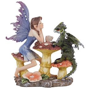 Collectable Woodland Spirit Dragon Tea Party Fairy Collectable Woodland Spirit Dragon Tea Party Fairy