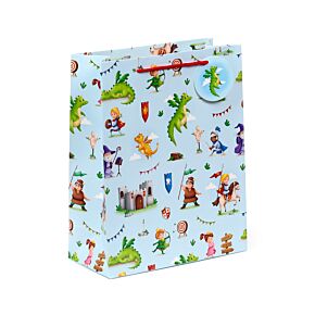 Gift Bag (Large) - Knights & Dragons