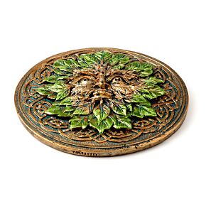Ashcatcher Incense Burner - Round Greenman Ashcatcher Incense Burner - Round Greenman