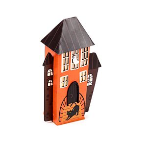 LED Decoration - Halloween Spooky Black Cat & Ghost House