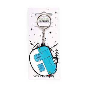 PVC Keyring - Caravan