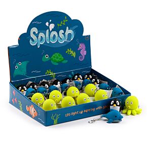 LED Light & Sound Keyring - Sealife