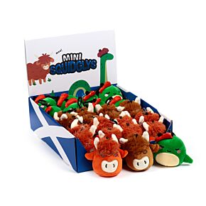 Squidglys Plush Mini Keyring - Scotland Souvenir