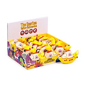 Squidglys Plush Mini Keyring - The Beatles Yellow Submarine