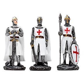 Fantasy Knight Ornament - Crusader Knight Defender Fantasy Knight Ornament - Crusader Knight Defender