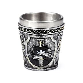 Decorative Shot Glass - Medieval Black Knight