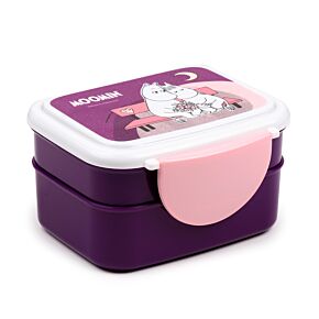 Bento Clip Lock Lunch Box with Cutlery - Moomin Bento Clip Lock Lunch Box with Cutlery - Moomin