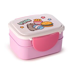 Bento Clip Lock Lunch Box with Cutlery - Pusheen the Cat Core Bento Clip Lock Lunch Box with Cutlery - Pusheen the Cat Core