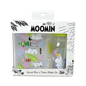 Lunch Box & Water Bottle Set - Moomin