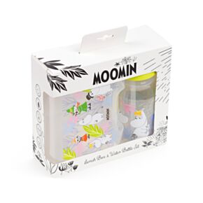 Lunch Box & Water Bottle Set - Moomin
