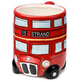 Novelty Shaped Ceramic Mug - London Icons Red Routemaster Bus