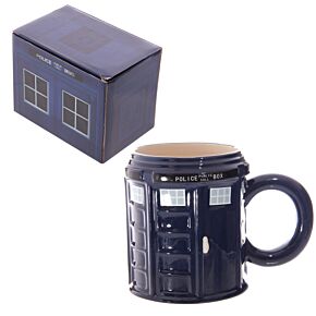Novelty Shaped Ceramic Mug - Round Police Box