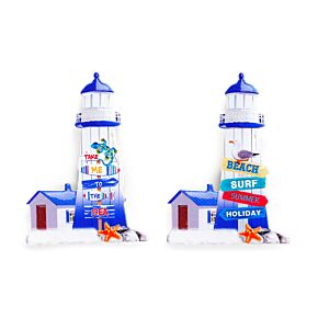 Souvenir Magnet - Lighthouse Shaped Beach Signs Souvenir Magnet - Lighthouse Shaped Beach Signs