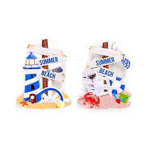Souvenir Magnet - Beach Chair & Lighthouse Shaped Souvenir Magnet - Beach Chair & Lighthouse Shaped