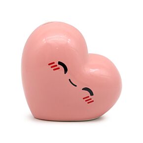 Ceramic Money Box - J'Adoramals Pink Heart