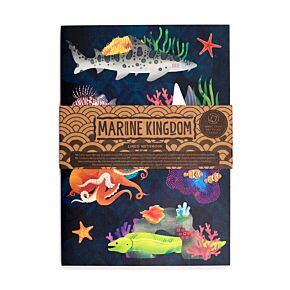 Recycled Paper A5 Lined Notebook - Marine Kingdom