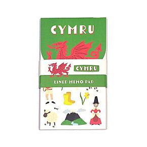 Flip Open Shaped Memo Pad - Welsh Dragon Wales (Cymru) Flip Open Shaped Memo Pad - Welsh Dragon Wales (Cymru)