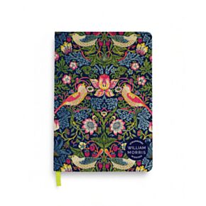 Recycled Paper A5 Lined Scented Notebook - William Morris Strawberry