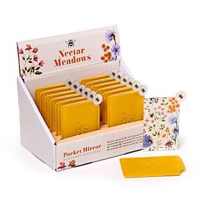 Pocket Mirror - Nectar Meadows Bee