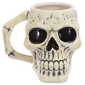 Ceramic Shaped Head Mug - Ancient Skull Ceramic Shaped Head Mug - Ancient Skull
